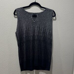 ✨ WHBM Shimmering Sleeveless Knit Top – SZ XL ✨